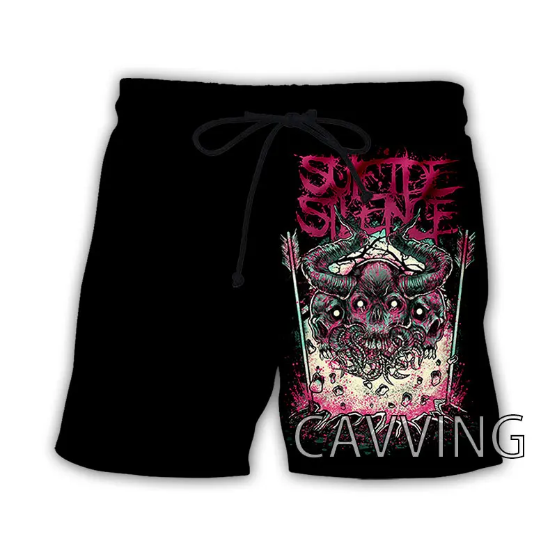 

CAVVING 3D Printed Suicide Silence Summer Beach Shorts Streetwear Quick Dry Casual Shorts Sweat Shorts for Women/men G01