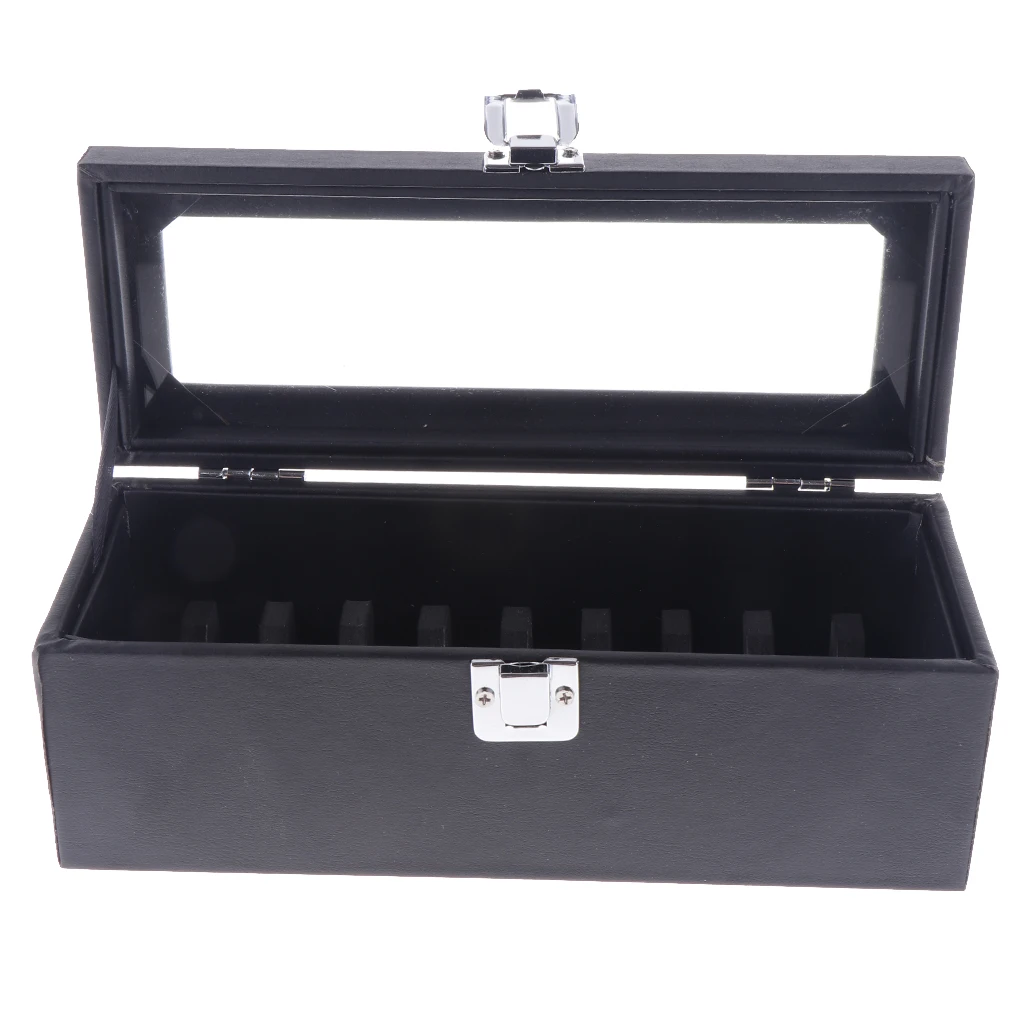 

Bangle Bracelet Jewelry Box Organizer Display Storage Case with Lock Black