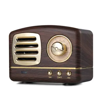 

Retro Speaker HM11 Wireless Mini Speakers Loudspeaker Bass Nostalgic Heavy Bass 3D Stereo HiFi Sound TF USB AUX