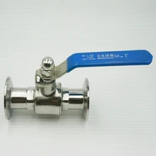 1.5inch Sanitary Ball Valve Hombrew Ball Valve Food Grade Ferrule 50.5 Diameter 38
