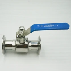 1.5inch Sanitary Ball Valve Hombrew Ball Valve Food Grade Ferrule 50.5 Diameter 38