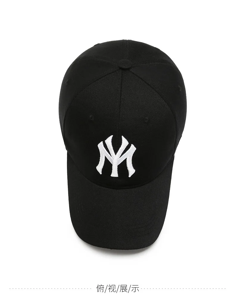 Unisex Fashion Cotton Baseball Caps Snapback hip hop Hat For Men Women Sun NY LA Hat Bone Gorras Embroidery Spring Cap Wholesale