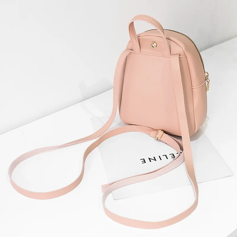

Sheng chuang Beauty 2019 Summer New Style Backpack Korean-style Mini Cool Zipper GIRL'S Students Small Bookbag