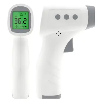 

Handheld Digital LCD Display Non-contact Infrared Thermometer Three-color Backlight Forehead Temperature Meter For Adult Kids