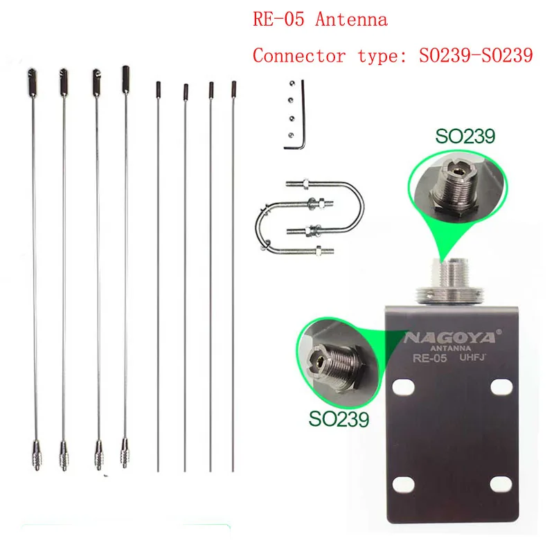 para Rádio Móvel SO239-PL259 NMO Conector Antena Fortalecer Acessórios