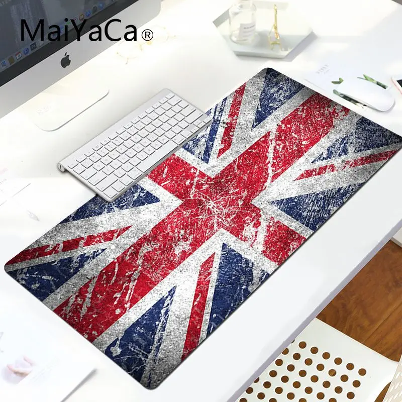 LockEdge 30x80cm MaiYaCa Флаг Великобритании компьютерные игровые коврики для мыши Комфортный коврик для мыши игровой коврик для мыши - Цвет: LockEdge 30x80cm