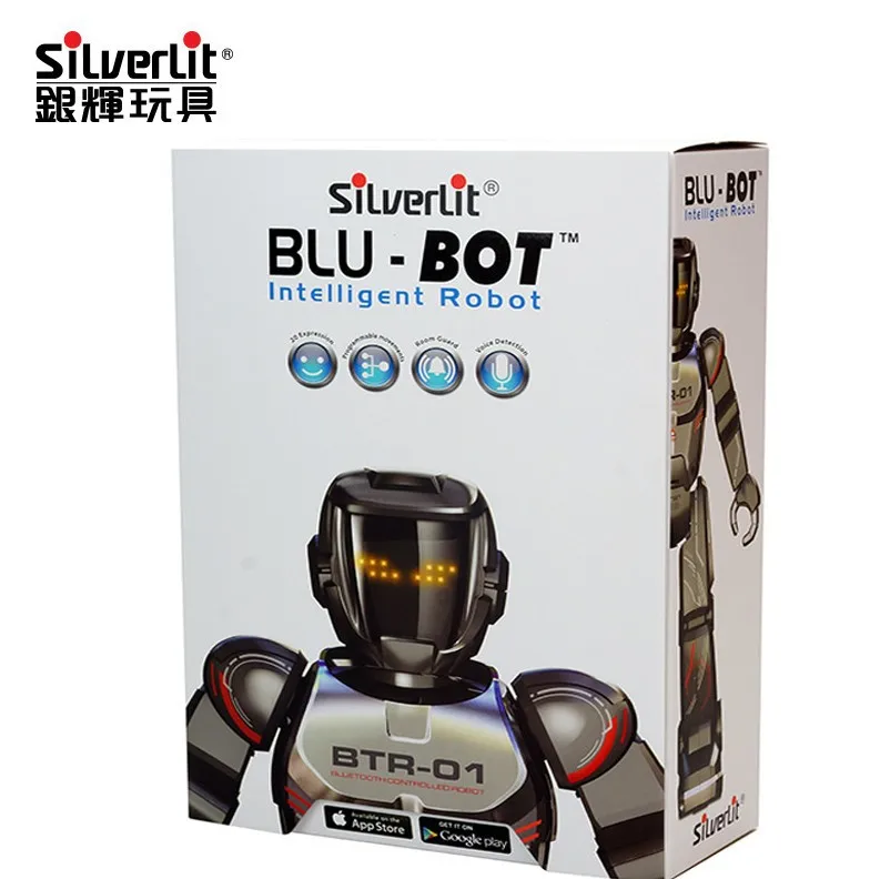 Silverlit Bluetooth умный интерактивный переключатель электрический пульт дистанционного управления Программирование Танцующий Робот Детская Подарочная игрушка