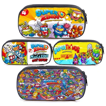 

New Superzings Pencil Case for Boys Girls Stationery Storage Bags Toddler Children Cosmetic Bag Kids School Supplies Pen Bag
