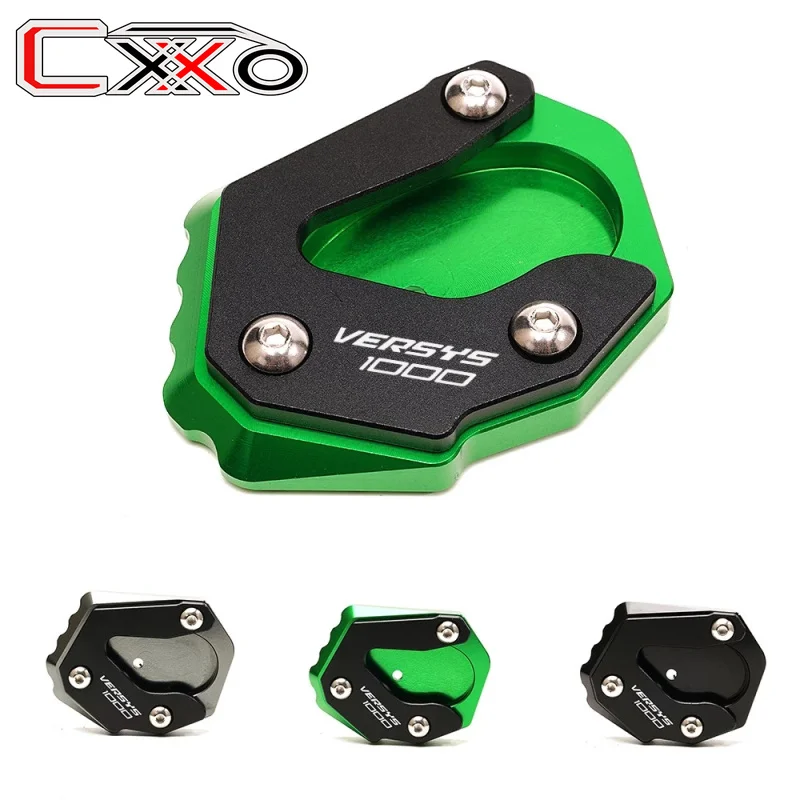 Motorcycle Side stand enlarge kickstand Extension For KAWASAKI VERSYS