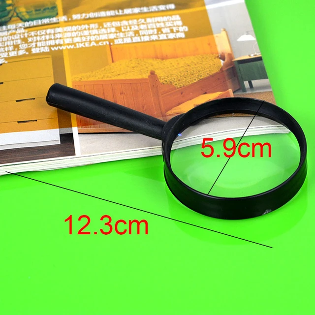 Mini Pocket Magnifying Glass Handheld Magnifying 60mm Magnifier 5X  Magnifier Reading Glass Lens Magnifying Glass For Elder - AliExpress