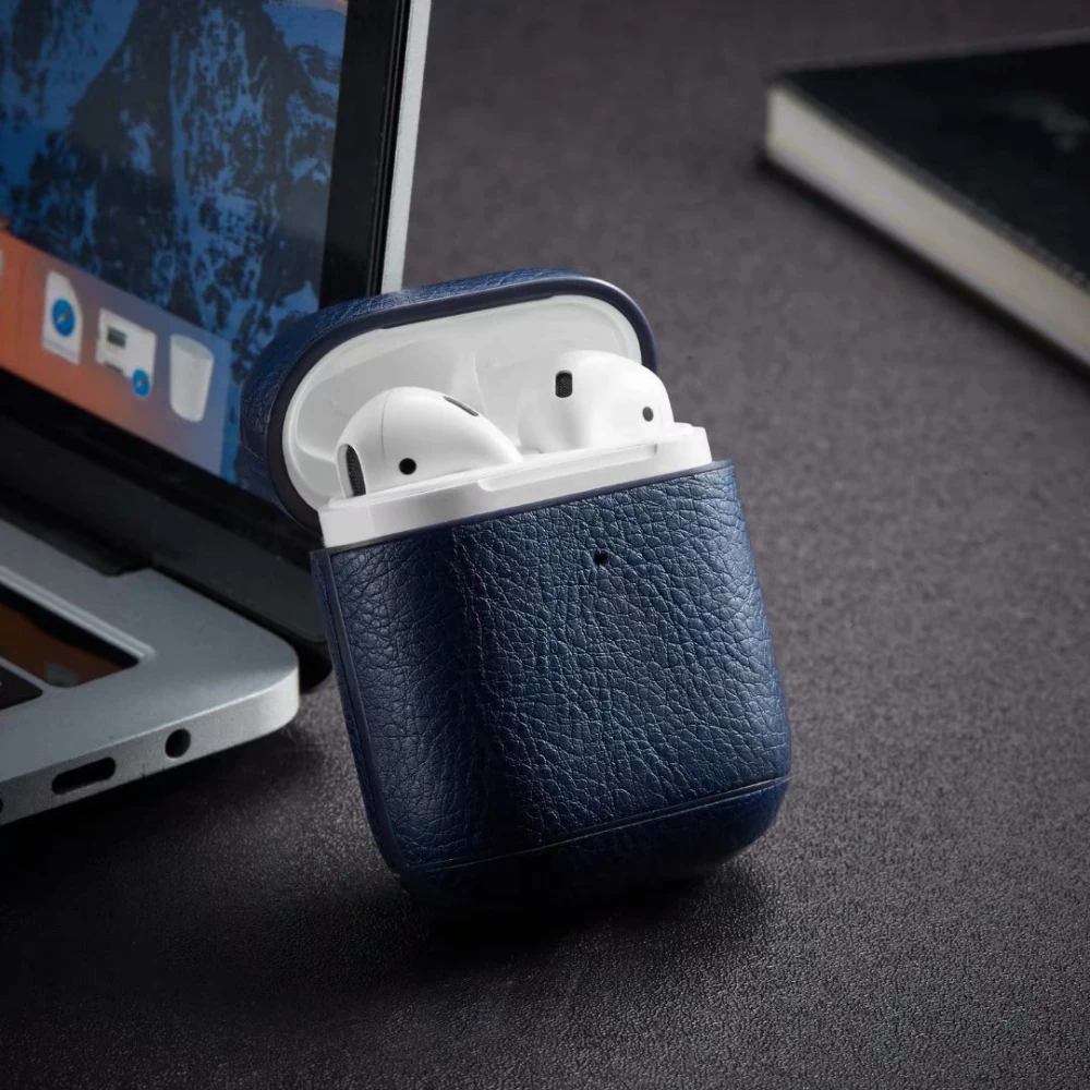 Роскошный кожаный защитный чехол для наушников мешок хранения bluetooth гарнитуры