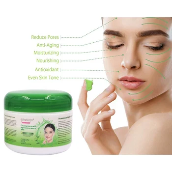

Green Tea Whitening Face Cream Moisturizing Oil Control Soothing Anti Wrinkle Anti Aging Serum Acne Treatment Skin Care Q1