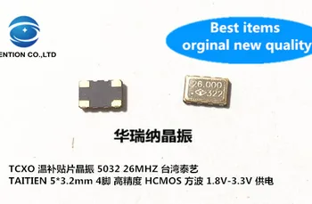 

10pcs 100% orginal new TCXO Thai Art 5032 Active SMD crystal oscillator high precision HCMOS square wave 26M 26MHZ 2ppm
