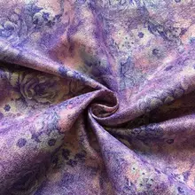 Фиолетовая Роза жаккардовая вышивка живопись твид полиэстер ткань пальто платье текстиль nappe rideau tissu лоскутное diy ткань C821