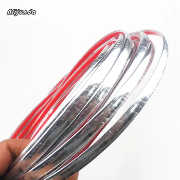 

car-styling 10mmx15m DIY Car decoration Chrome Strip sticker for Nissan Teana X-Trail Qashqai Livina Sylphy Tiida Sunny March Mu