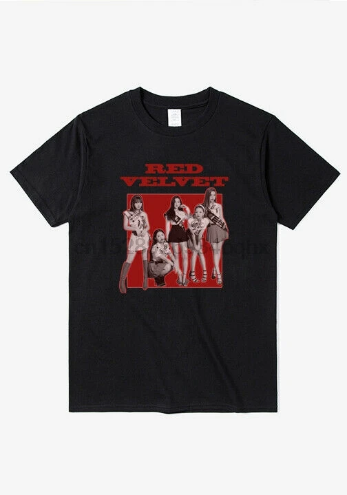 RED VELVET KPOP Girldband Logo Parody Unisex Man Woman Custom T Shirt |