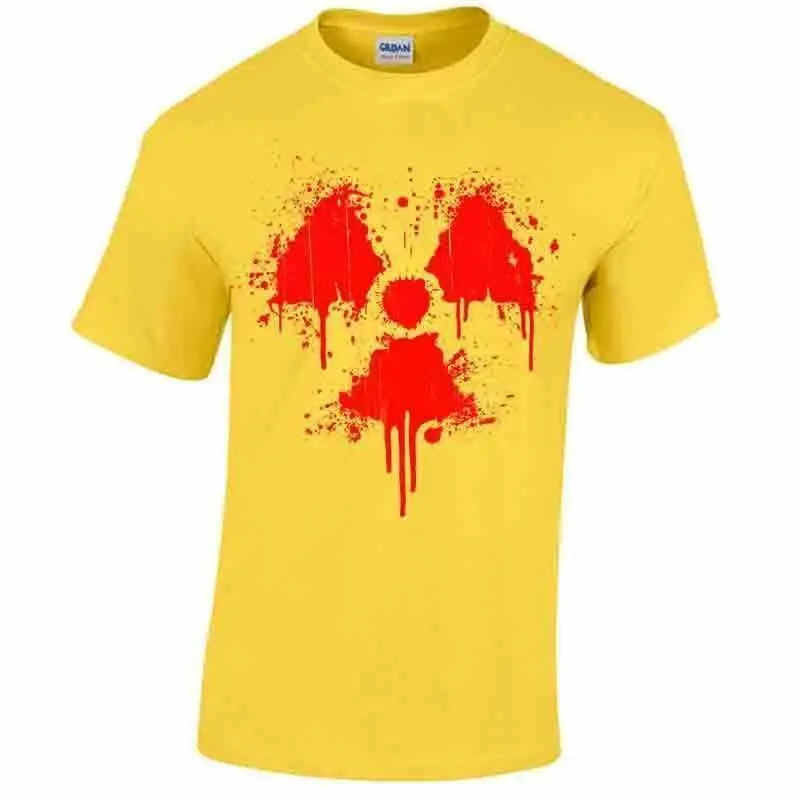 Radioactive Blood Splatter Ladies T-Shirt Fallout Grunge Womens Post Radiation 