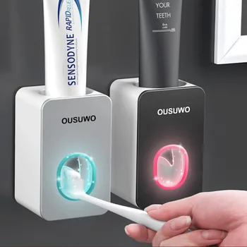 

Multifunctional Automatic Toothpaste Tube Squeezer Squeezer Toothpaste Easy Portable Plastic Dispenser Bathroom Accessories Sets