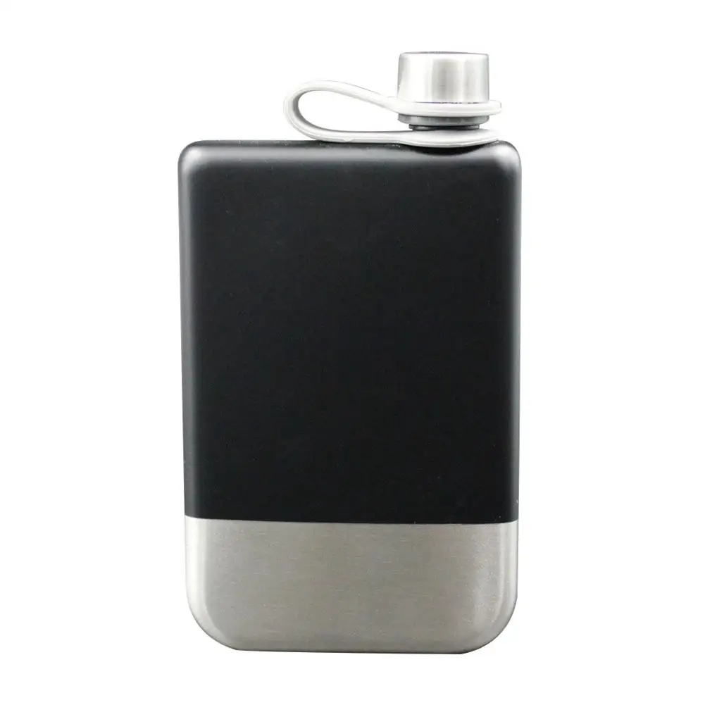 

9 Oz Portable Stainless Steel Hip Flask Flagon Whiskey Wine Pot For Outdoor Camping Funnel Travel Tour Drinkware Wine Cup