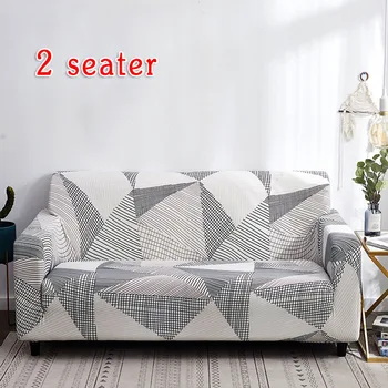 

1/2 Seat Non-slip Stretch Couch Sofa Cover Elastic Slipcover Protector Universal Slipcovers 95% Polyester Fiber + 5% Spandex