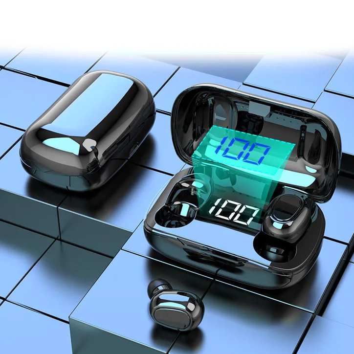 Цифровая гарнитура TWS Bluetooth с шумоподавлением спортивная беспроводная мини