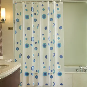 

Nordic Shower Curtain Geometric Color Shower Large Bathroom Cover Curtain Block Width Bathtub Extra