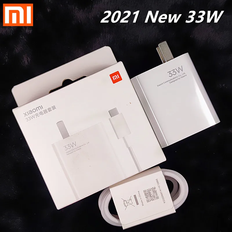 quick charge usb c Xiaomi charger 33W EU Original POCO F3 Fast Turbo charge For xiaomi redmi note 9 pro NOTE 10 POCO X3 K40 MI 10 9 9T Pro usb charger Chargers