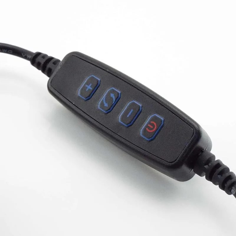Description Picture 4 of itemUSB Port Power Supply Cable DC 5V LED Dimmer Dimming 2pin 3pin Wire Extension Cord Line Color Control for LED Light Chips