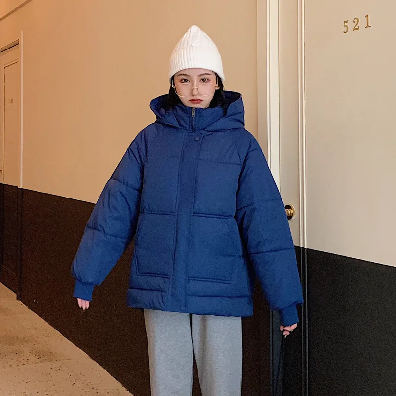 

Jacket Down Women's Korean Fashion Winter Coat Down Jacket Woman Hooded Warm Doudoune Femme Hiver JB1877 YY1239