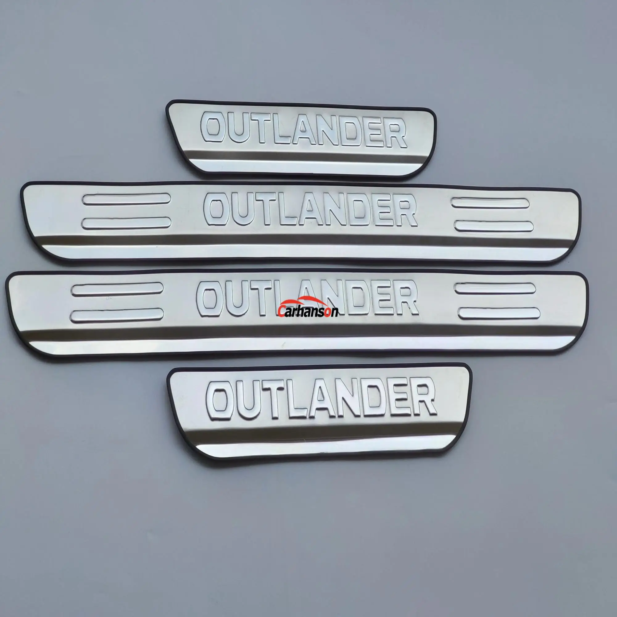 Авто стикер Стайлинг для Mitsubishi Outlander аксессуары 2013 нержавеющая сталь порога Накладка декоративная Защита протектор