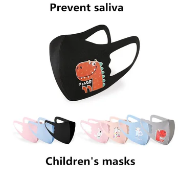 

New cartoon masks, dust masks, washable and reusable children students, cloth masks kids earmuffs animal picture