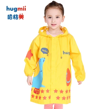 

Long Cute Kids Raincoat Hooded Cartoon Portable Waterproof Raincoat Travel Capa De Chuva Infantil Kids Household Items MM60YY