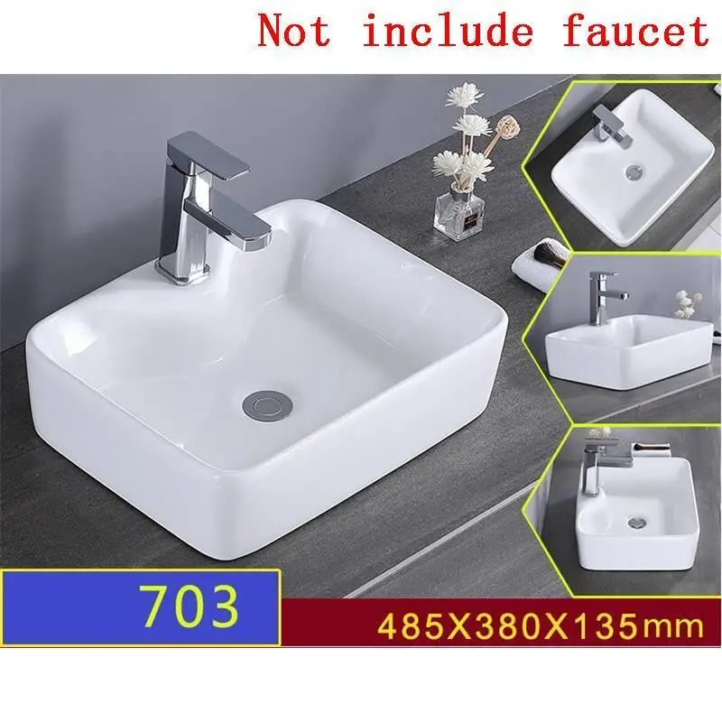 Bagno Bacia-де-Lavagem собре Encimera Lavatorio чаша Waschbecken Баньо умывальник для бассейна поо Куба Banheiro Ванная комната раковина - Цвет: MODEL A