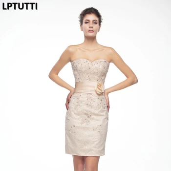 

LPTUTTI Crystal Embroidery New Sexy Woman Social Festive Elegant Formal Prom Party Gowns Fancy Short Luxury Cocktail Dresses