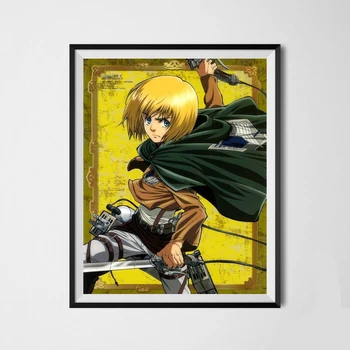 

Attack On Titan Manga Anime Art Prints Armin Fan Art Canvas Poster for Bedroom Decor,8 x 10 Inch,Ready To Hang