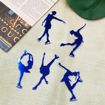 

Star Ice Skating Girl Metal Cutting Dies Skater Birthday Gift for DIY Scrapbooking Album Cards Decorative Craft Embossing Die