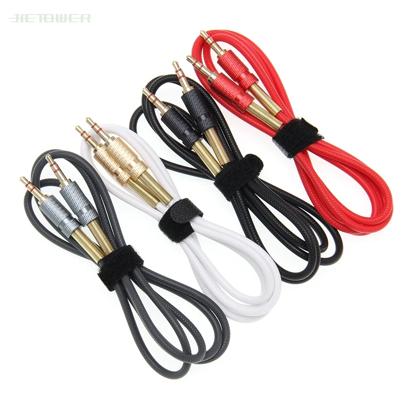 High quality Jack 3 5mm TPE AUX Audio Cable 3 5MM Male to Male Cable For Phone Car Speaker MP4 Headphone 1M 300pcs lot