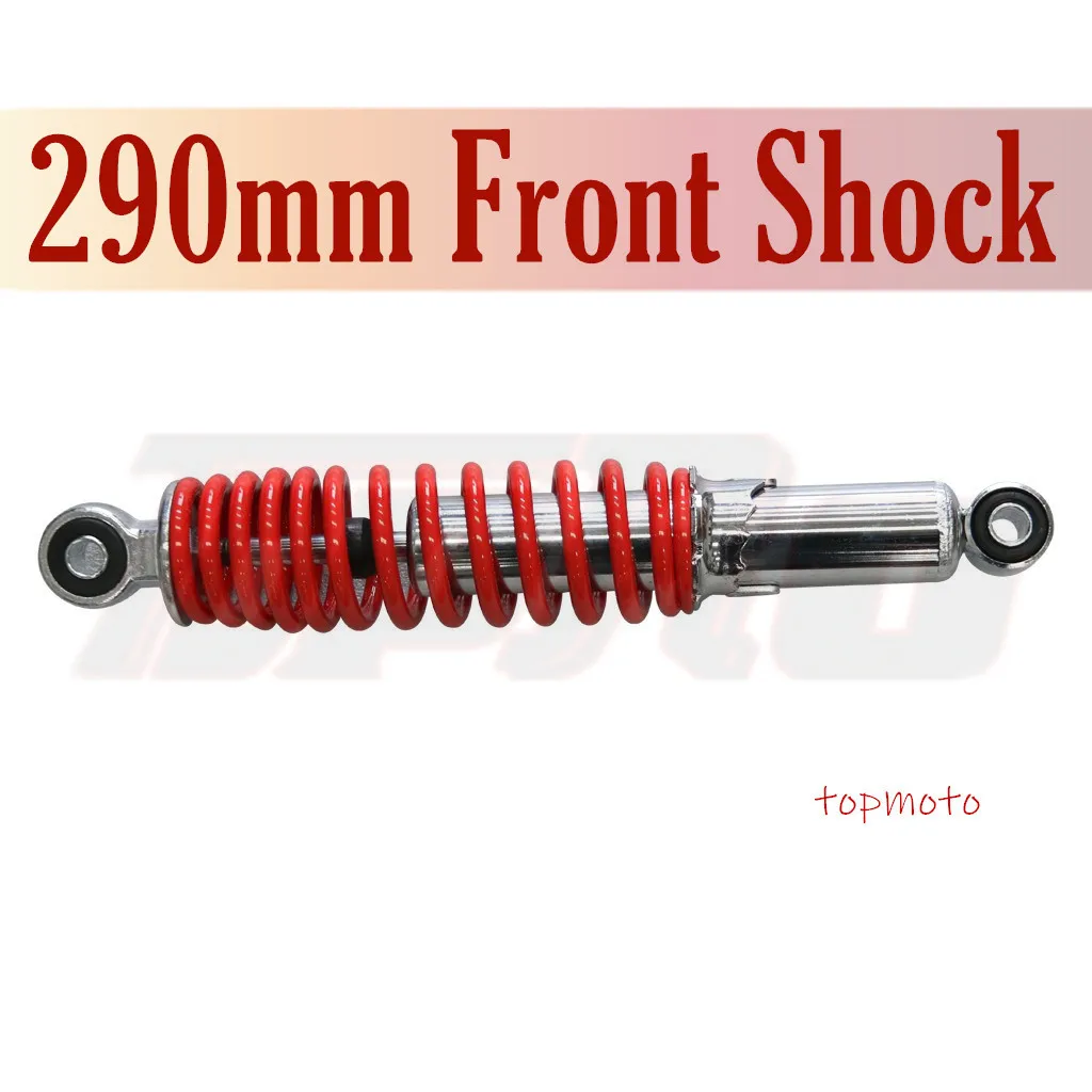 400LBS Shock 250/260/270/290mm Front Oil Suspension Shock Absorber for Motorcycle 50cc 70 90 110 125cc Dirt Pit Bike ATV Go Kart 400LBS Shock 250/260/270/290mm Front Oil Suspension Shock Absorber for Motorcycle 50cc 70 90 110 125cc Dirt Pit Bike ATV Go Kart