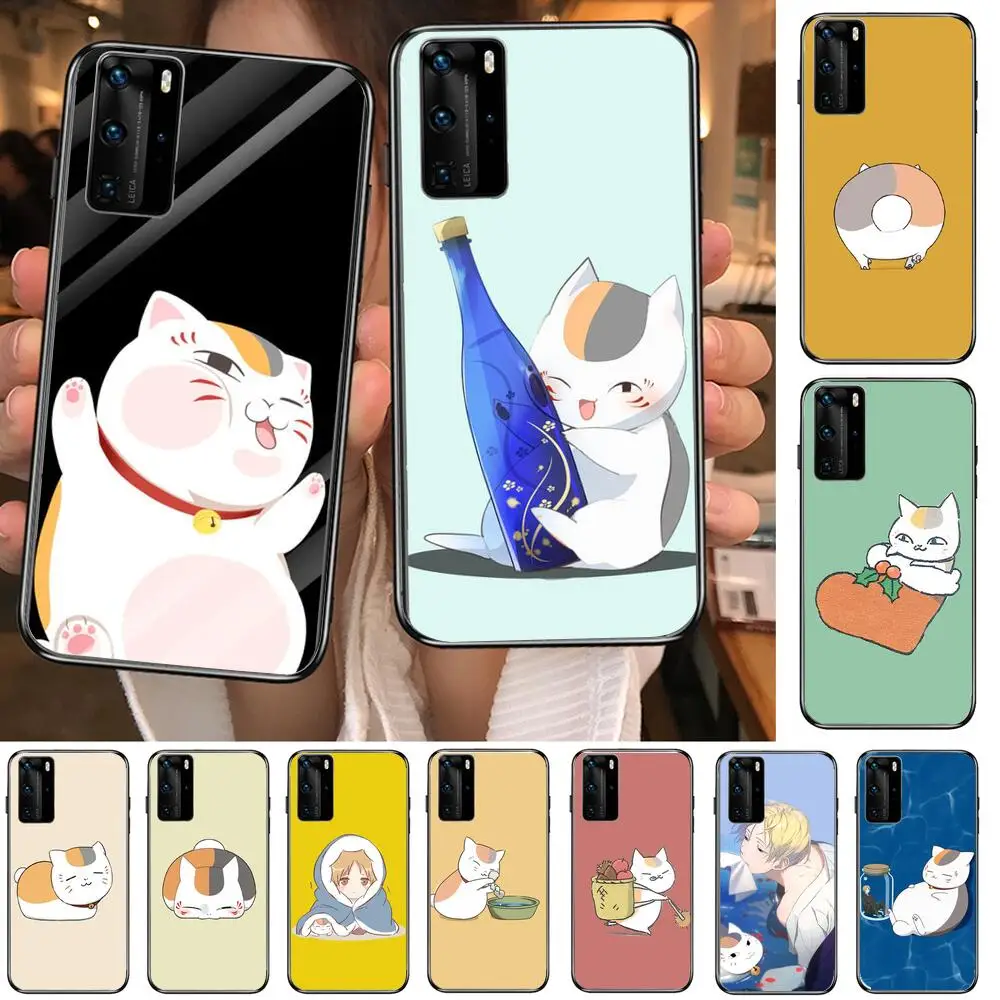 natsume yuujinchou Phone Case For Huawei P40 p30 P20 10 9 8 Lite E Pro Plus Black Etui Coque Painting Hoesjes comic fas | Мобильные