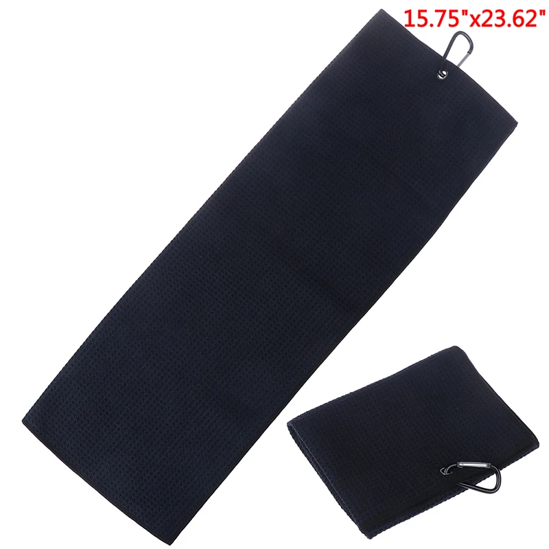 Discount Microfiber Golf Towel 40x60cm With Hook Cleans Clubs Balls Hands Golf Towel 16" X 20" 73oGJzG3q