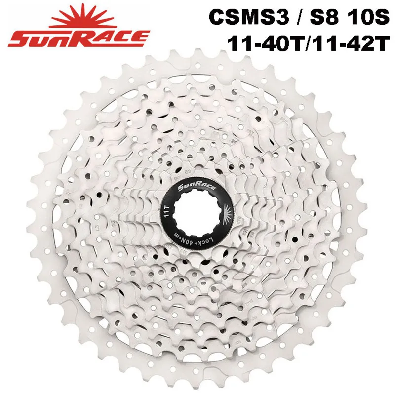 Sunracing 10s 11s MTB велосипед свободного хода 11-42 T 46T 50 T, CSMX80 S3 X3 S8 X8 кассеты, 10 11 скоростей широкоугольный Велосипед маховик