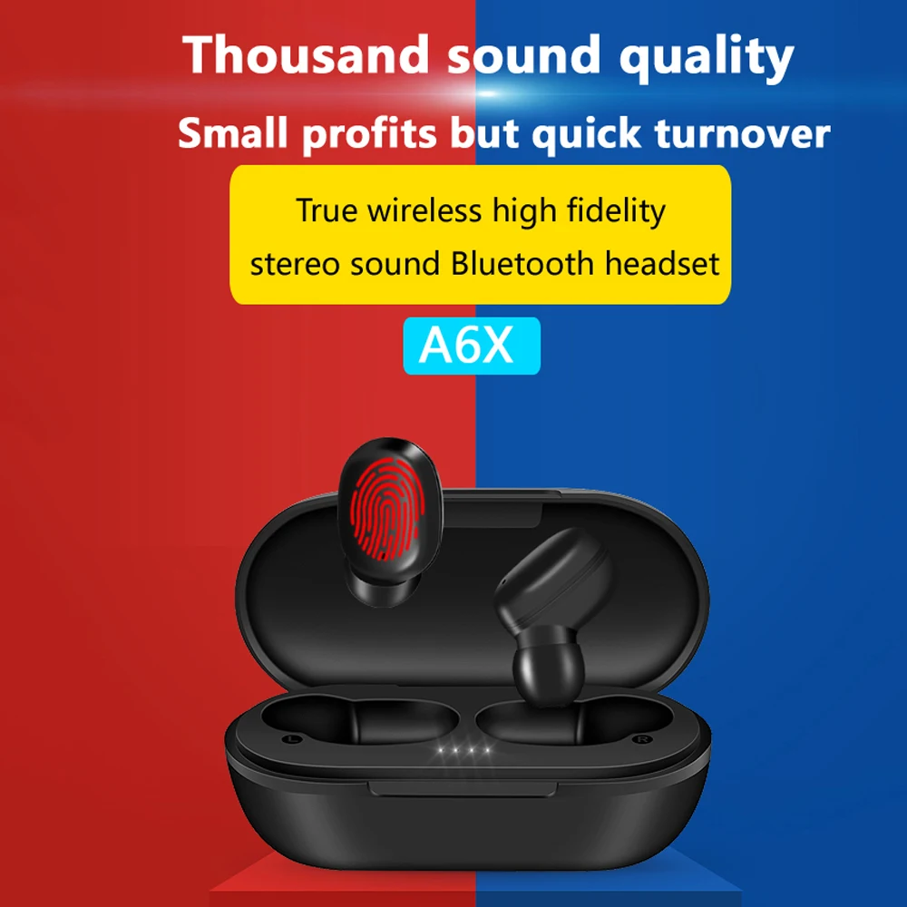 2019 хорошее качество Новые A6X PK GT1/GT1 PRO беспроводные bluetooth наушники HD стерео для iphone