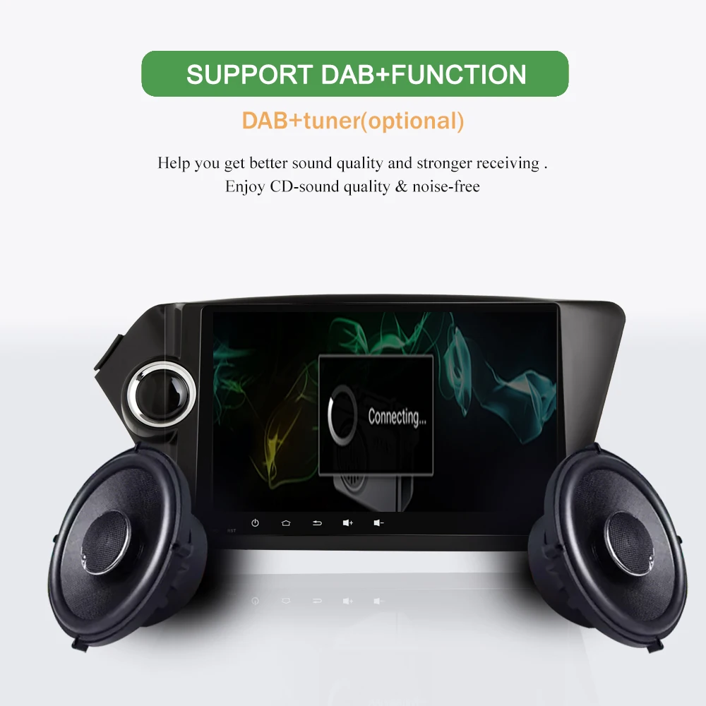 Best Bonroad Android 9.0 Car Multimedia Player stereo for K2 Rio 2010-2015 GPS Navigation Car Video Player with DSP  4G RAM ROM64G 4