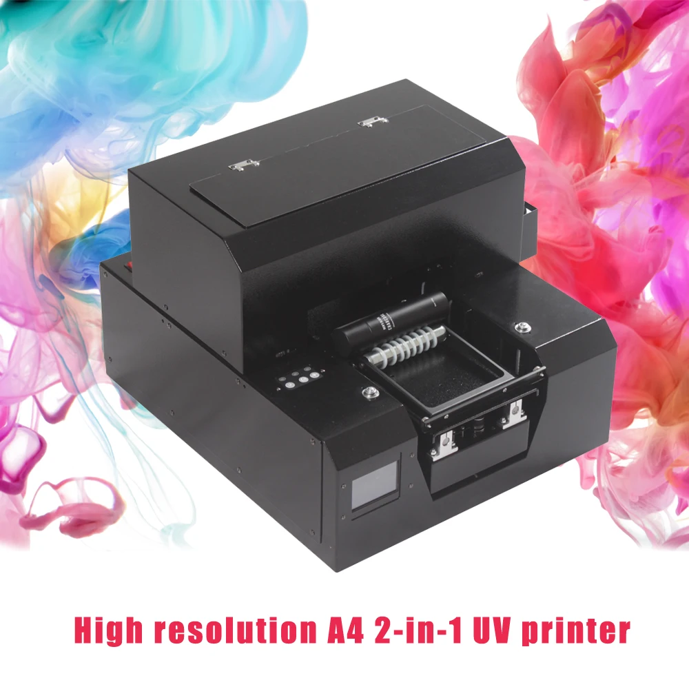 Full-automatic-UV-printer-A4-UV-Led-flatbed-Bottle-Printer-with-1250ml ...