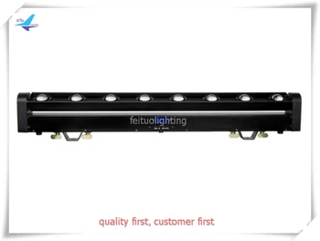 

E-10pcs/lot cree led sweeper beam bar 8x10w rgbw 4 in1 led sharpy beam moving head stage dj light