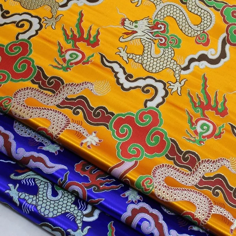 29 "китайский стиль Cheongsam Dragon материал сценический декор жаккардовая