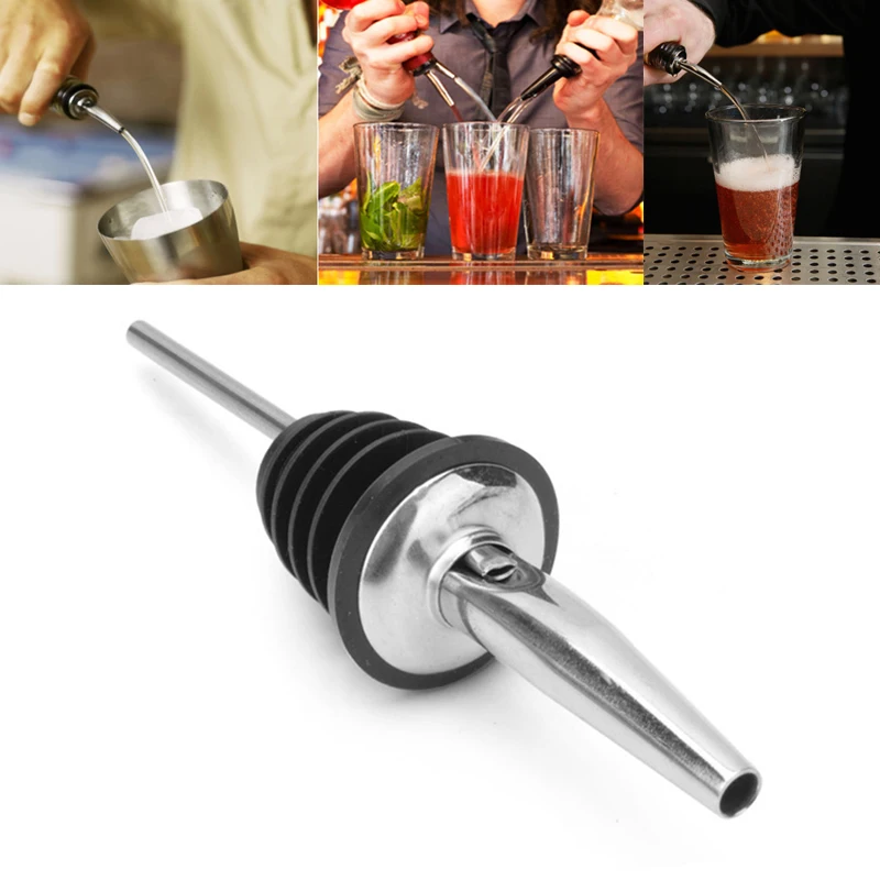 1/2/3/4/5pcs Food-grade Stainless Steel Wine Bottle Stopper Bar Supplies Pourer Cork Spout Leak-proof | Дом и сад