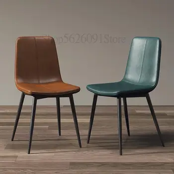 

Nordic Luxury Dining Chair Modern Simple Household Iron Leisure Chair Back Ins Net Red Chair Office Chair