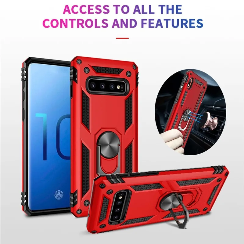 Магнитный защитный чехол для телефона Samsung S10 S8 S9 Note 8 9 чехлы с вращающимся на 360