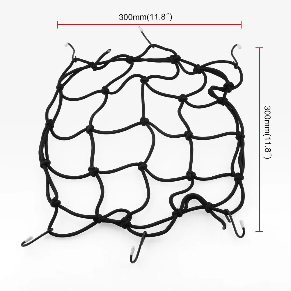 

Universal Bungee Cargo Net Luggage Holder Helmet Carrier Fuel tank Net for Motorcycle Bike ATV Offroad Board Karting accessories